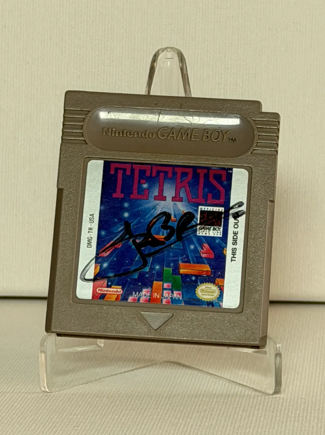 🎮 Nintendo Game Boy TETRIS Original Autografiado por Henk Rogers — Pieza Histórica de Colección