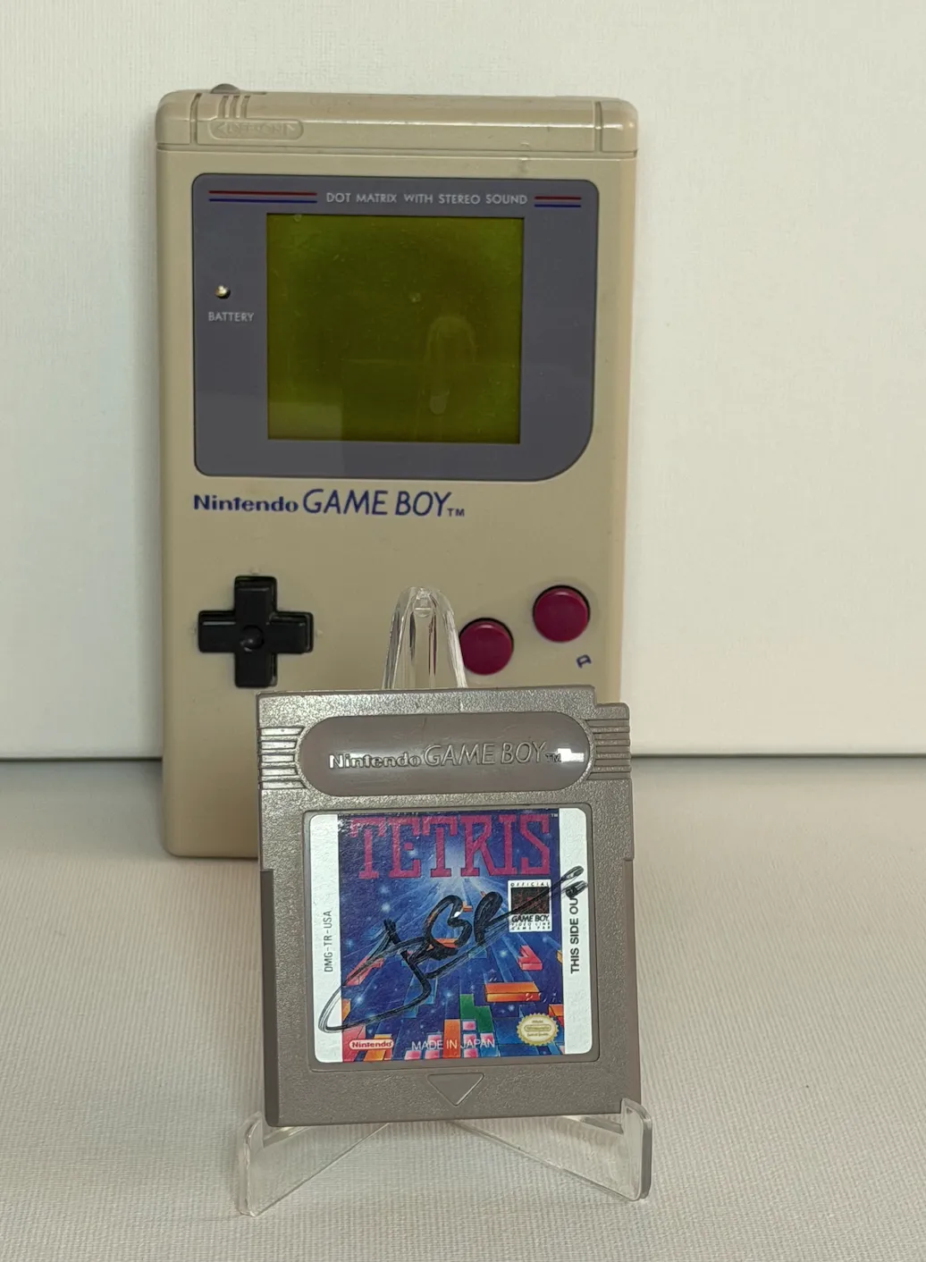 🎮 Nintendo Game Boy TETRIS Original Autografiado por Henk Rogers — Pieza Histórica de Colección — 3