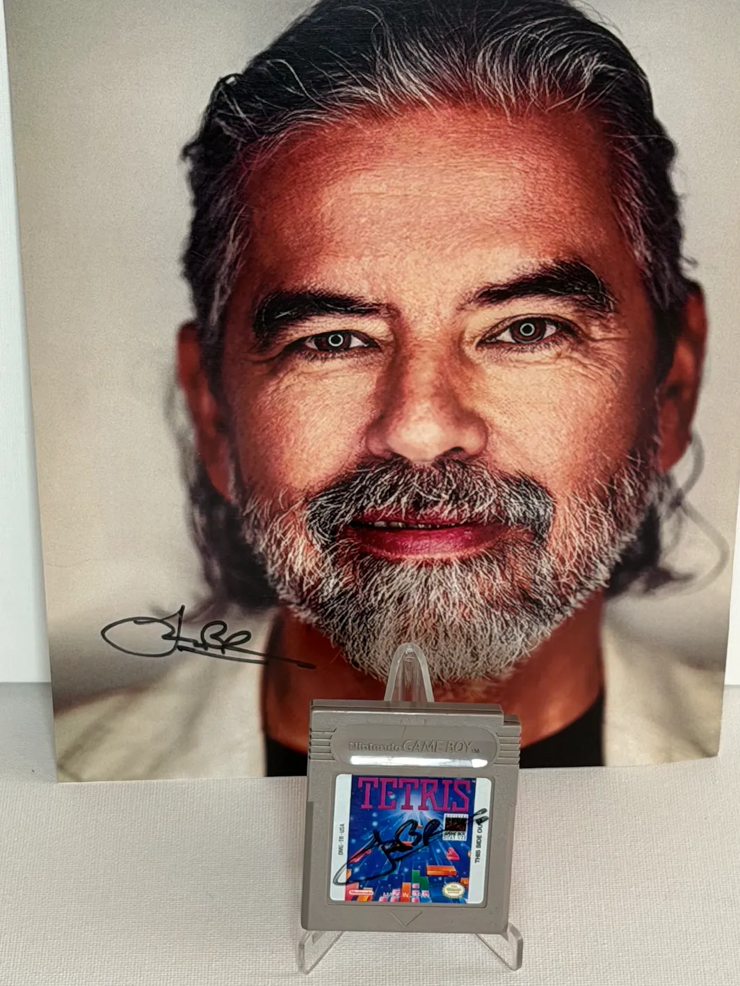 🎮 Nintendo Game Boy TETRIS Original Autografiado por Henk Rogers — Pieza Histórica de Colección — 2